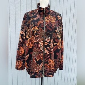 Fabulous Brown Zip Front Jacket